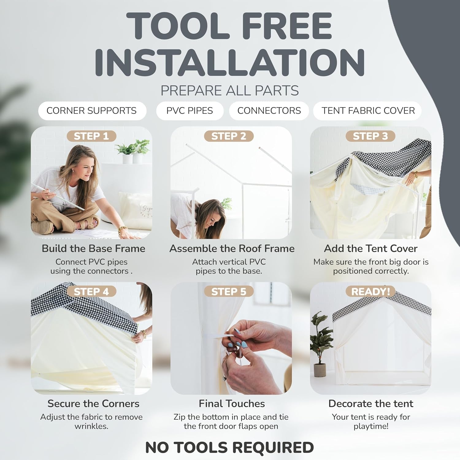 Large Kids All Weather Pro Indoor Outdoor Tent Storage