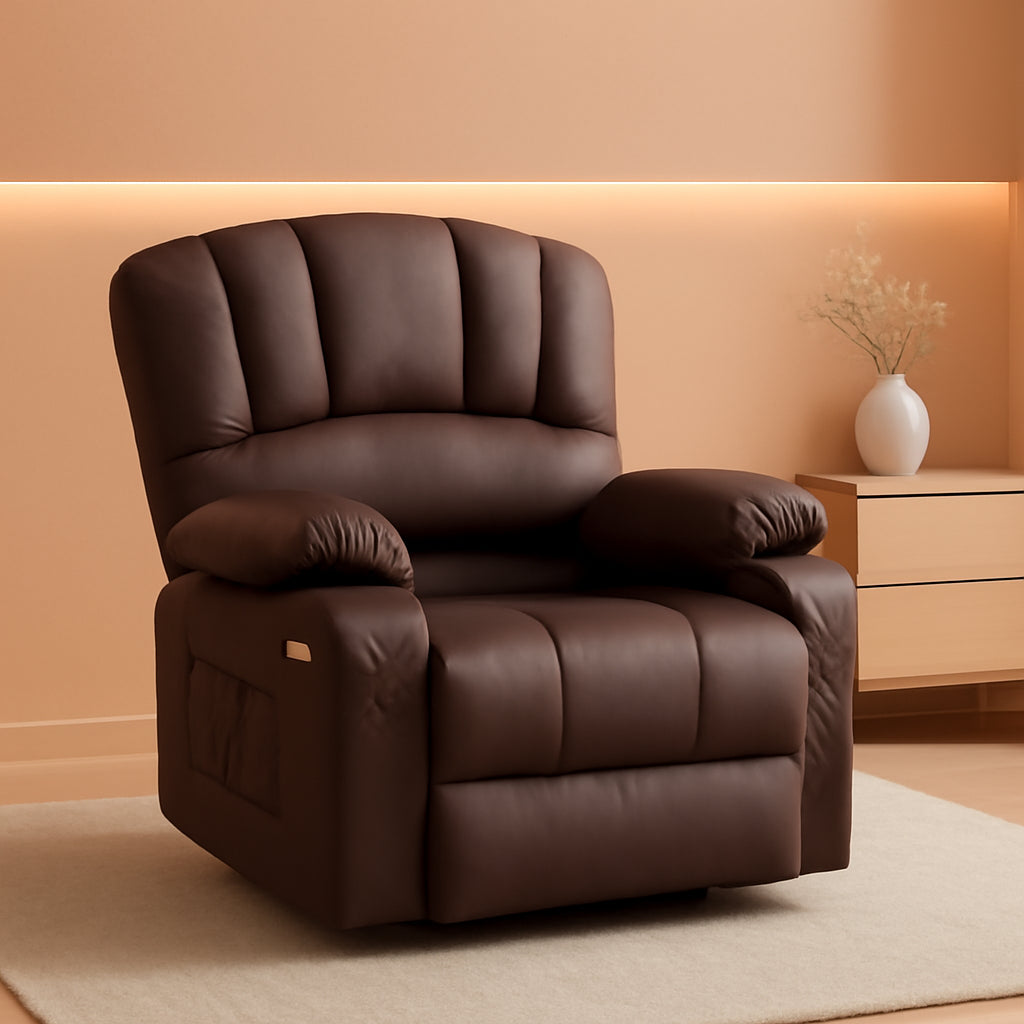Electric Power Lift Recliner Chair With Massage Remote