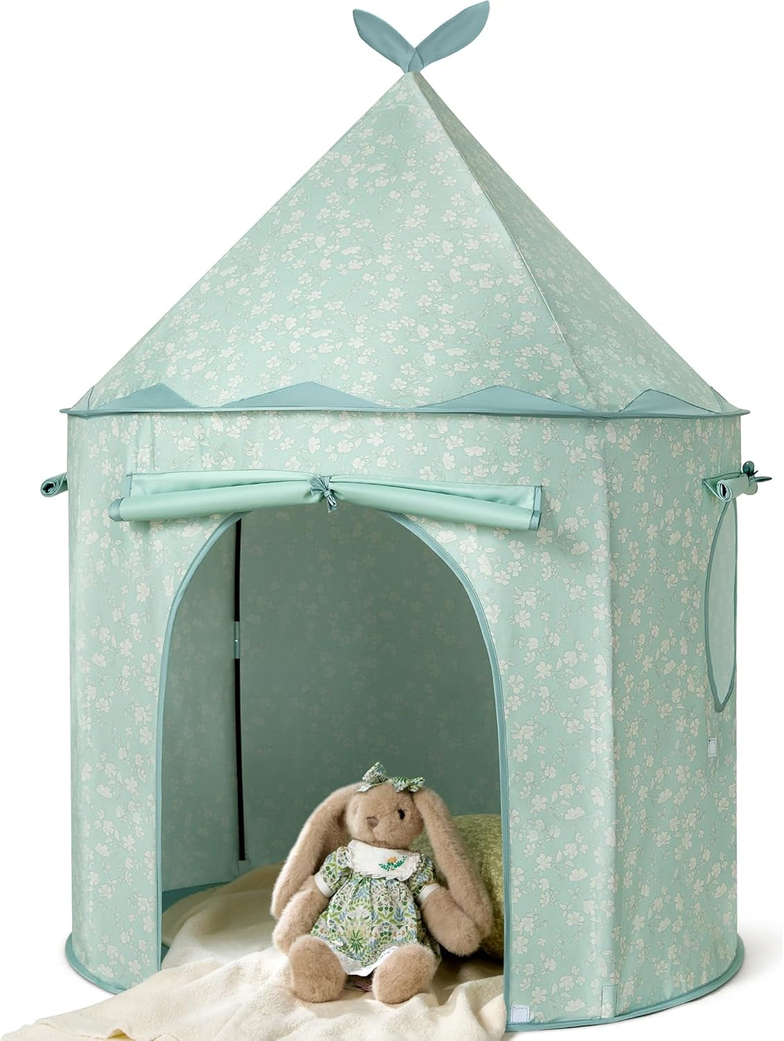 Green Kids Portable Indoor Multifunctional Play Tent
