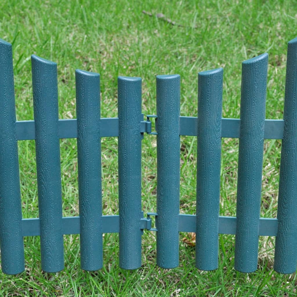 NNEVL 17 pcs Lawn Dividers 10 m Green