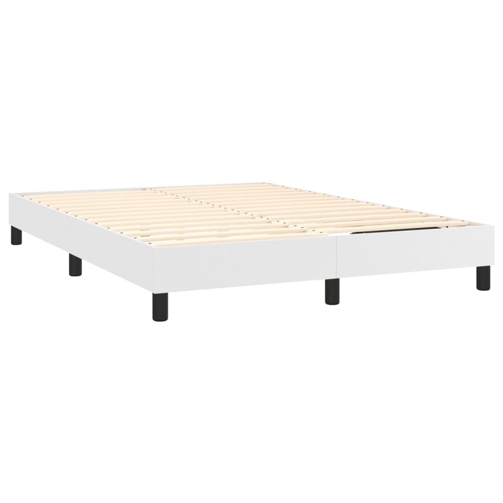 vidaXL Bed Frame Upholstered Mattress Foundation Bedroom Furniture Faux Leather