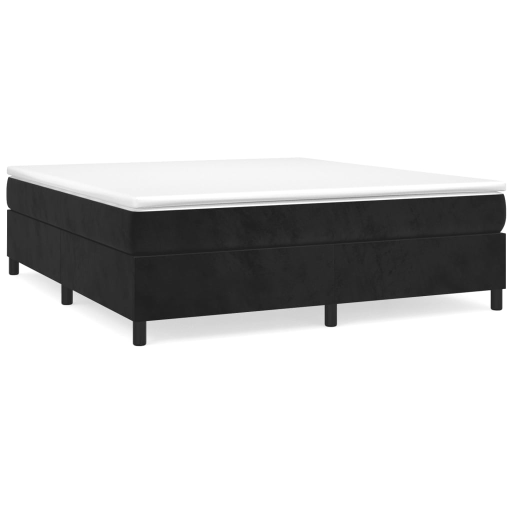 vidaXL Bed Frame Platform Bed Mattress Foundation Bedroom Furniture Velvet