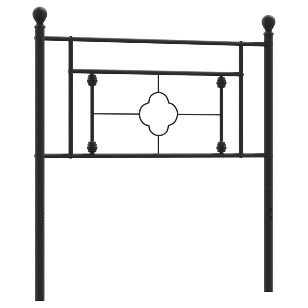 vidaXL Metal Headboard Bed Header Construction with Back Support Furniture