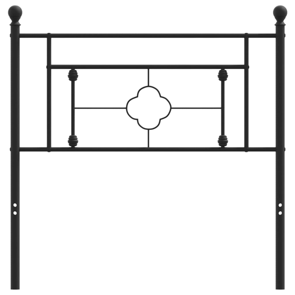 vidaXL Metal Headboard Bed Header Construction with Back Support Furniture