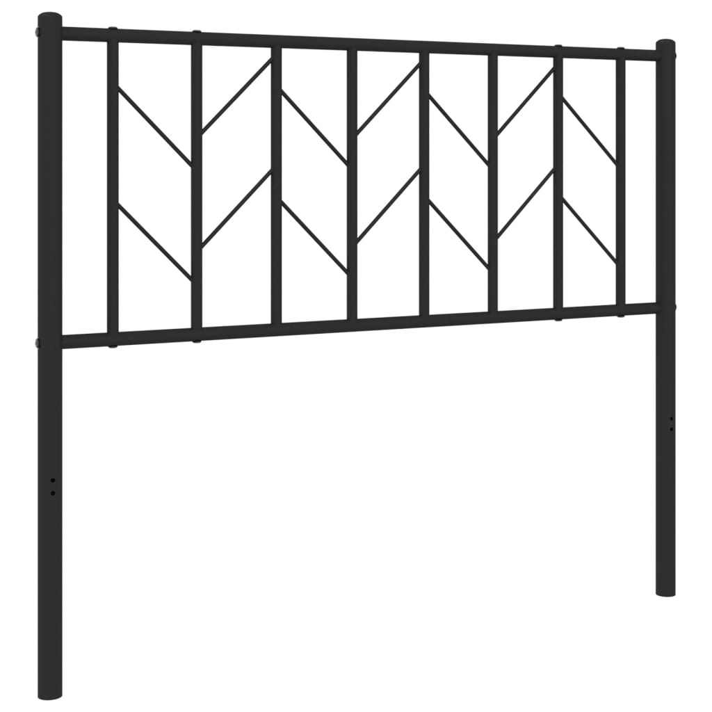 vidaXL Metal Headboard Metal Construction Bedroom Furniture with Back Support