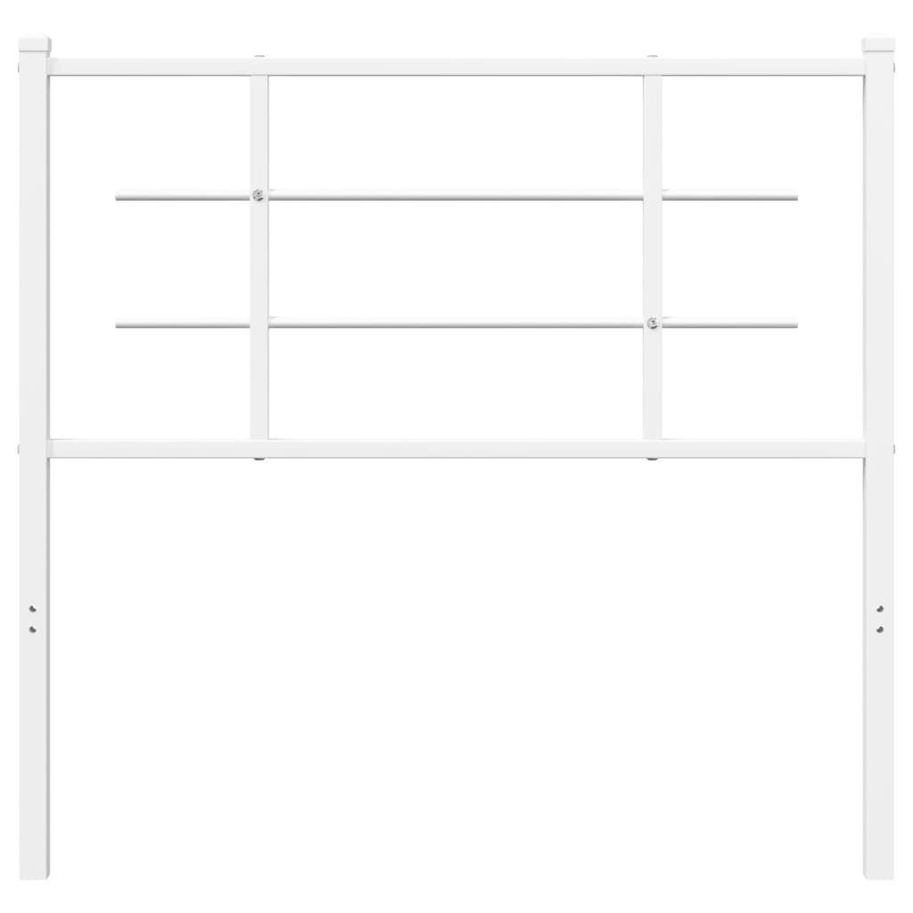 vidaXL Metal Headboard Bed Header Home Bedroom Furniture Metal Construction