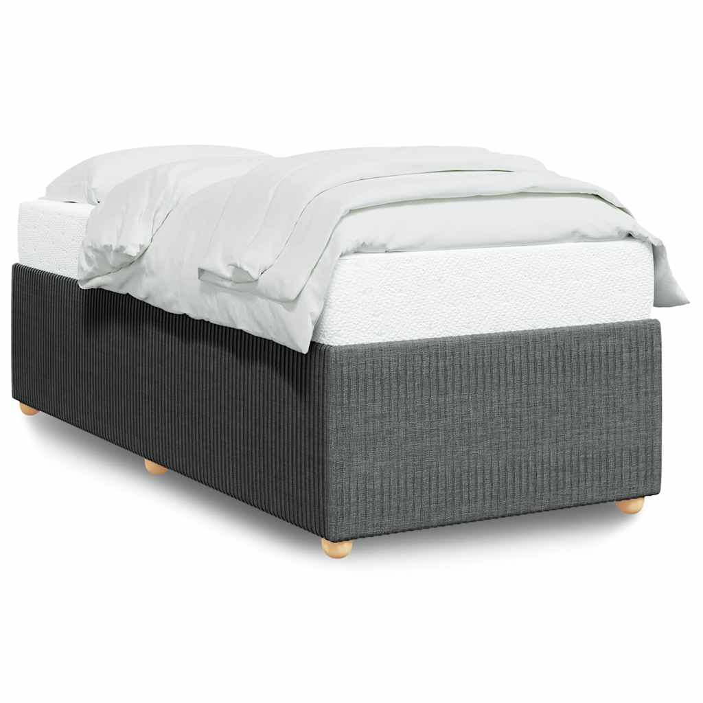 vidaXL Bed Frame Upholstered Box Spring Base Bedroom Furniture Fabric