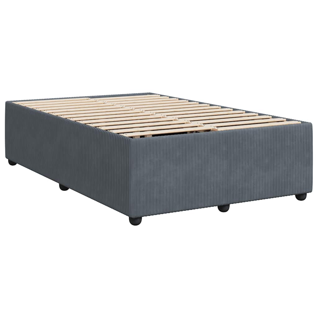 vidaXL Bed Frame Upholstered Box Spring Base Bedroom Furniture Velvet