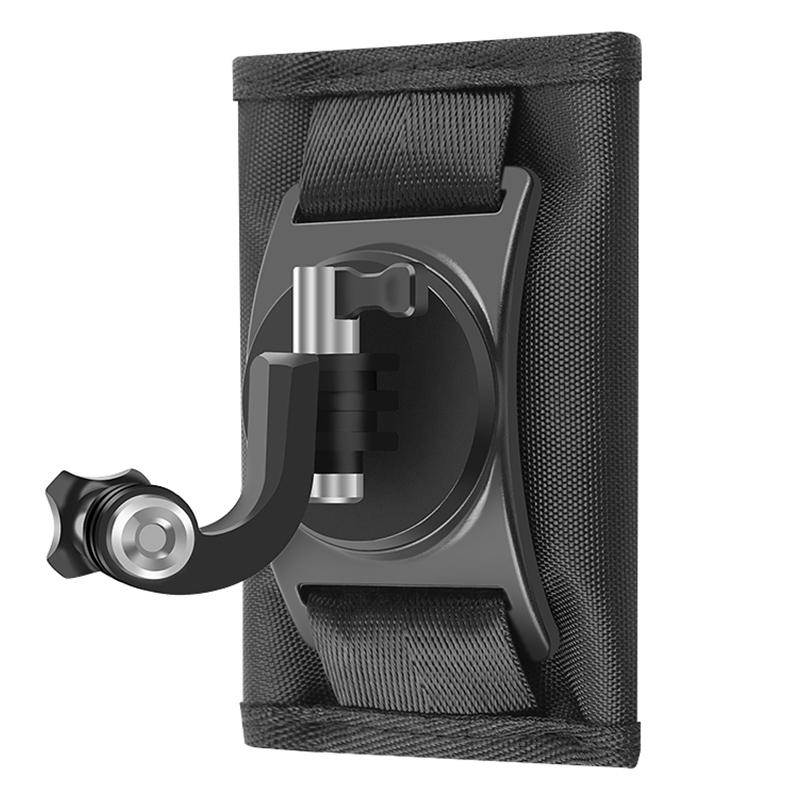 NNEIDS Backpack Mount For Gopro And Other Action Cameras - Hook And Loop Fastener