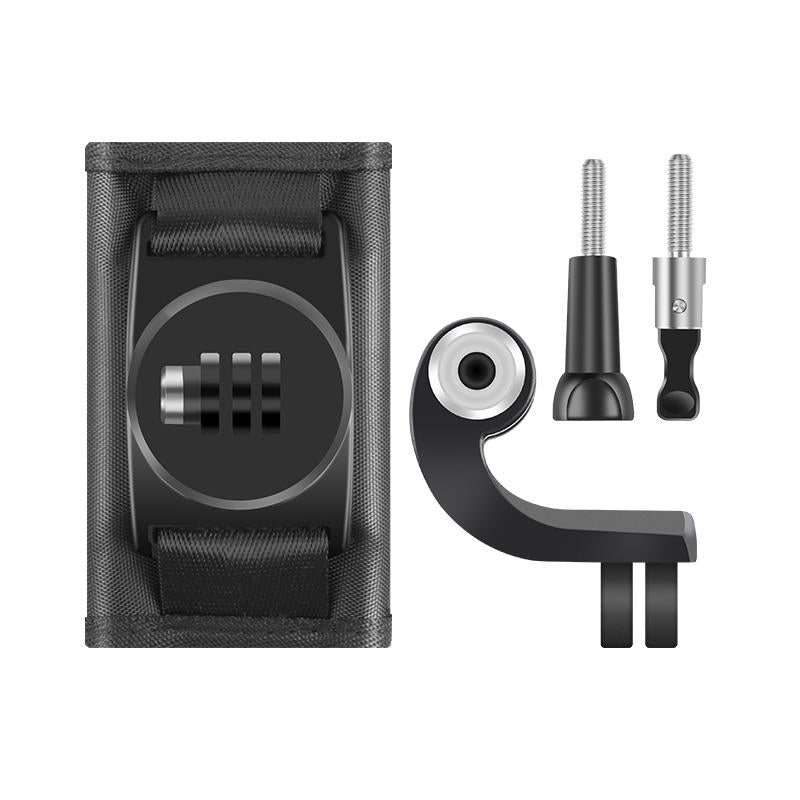 NNEIDS Backpack Mount For Gopro And Other Action Cameras - Hook And Loop Fastener