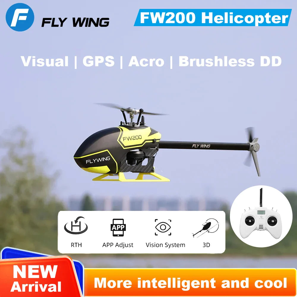 Flywing FW200 Smart GPS RC Helicopter