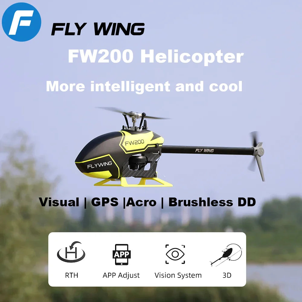 Flywing FW200 Smart GPS RC Helicopter