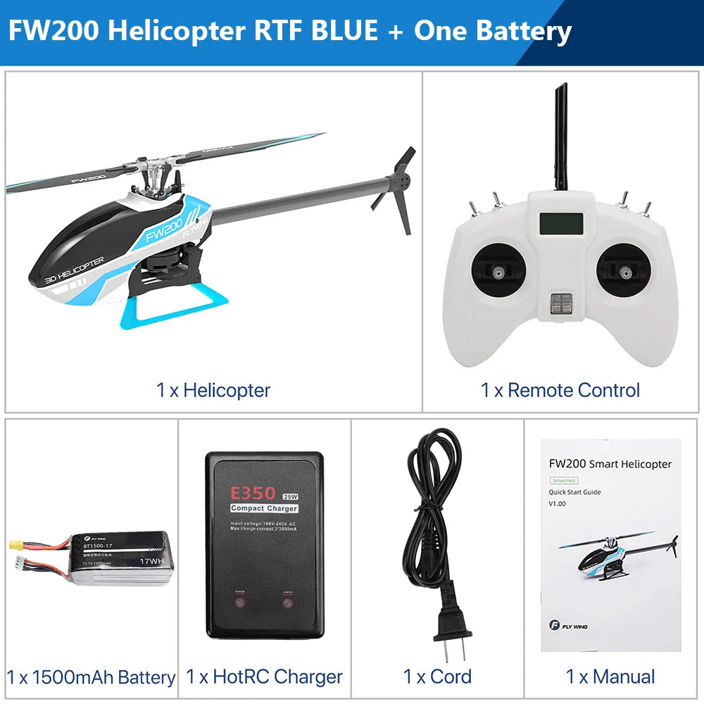 Flywing FW200 Smart GPS RC Helicopter