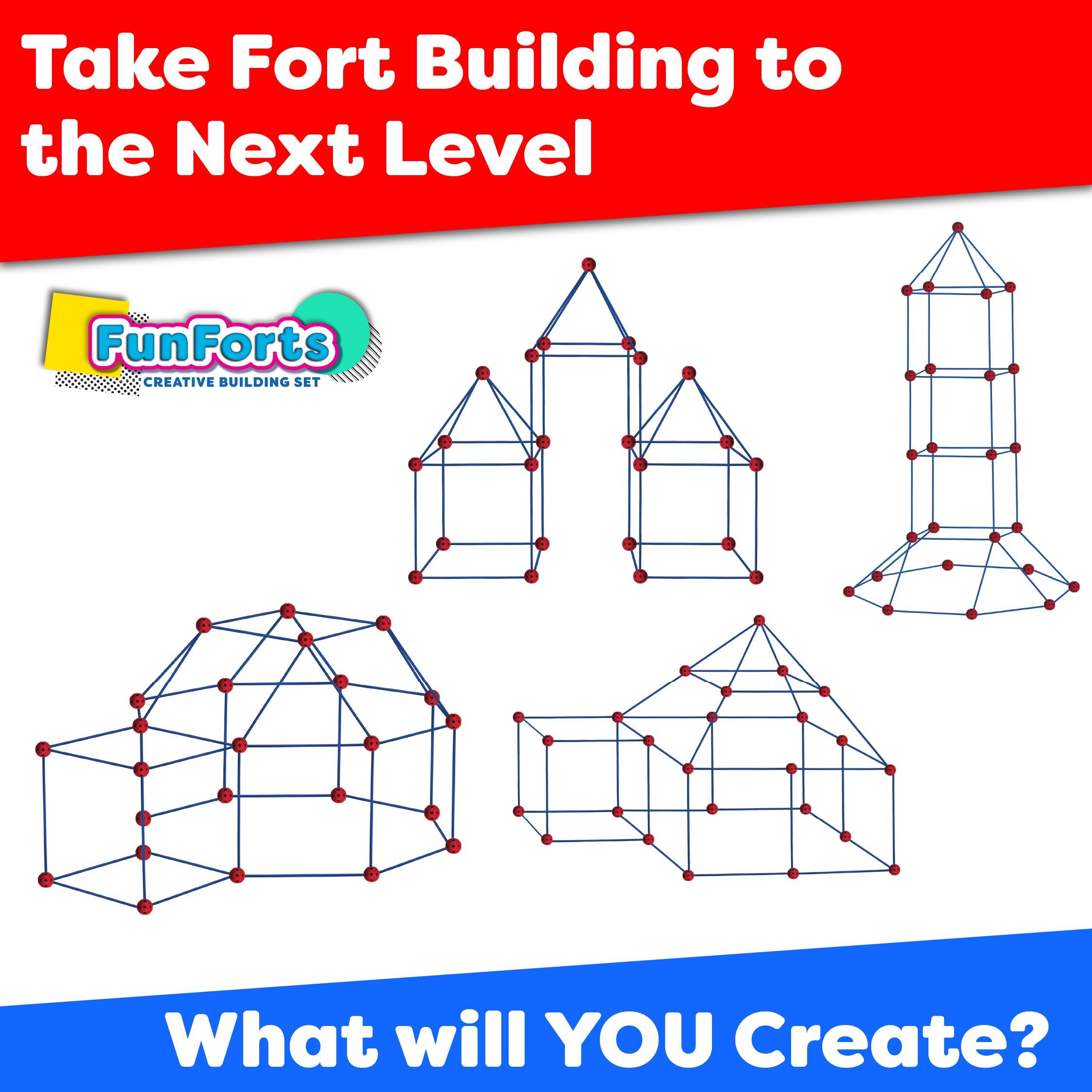 Power Your Fun 81pc Fun Forts Kids Tent Version 2
