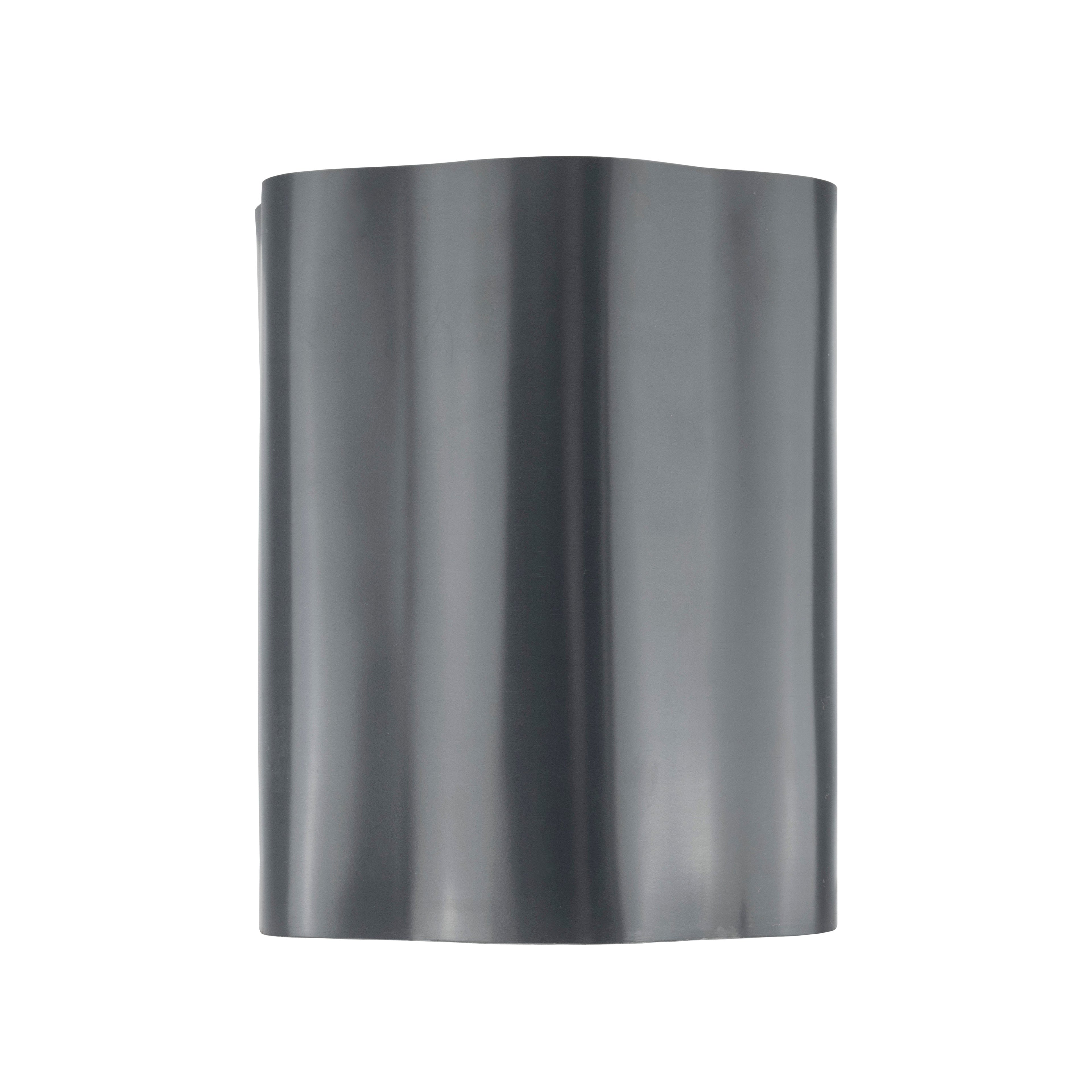 Wavy Plastic Garden Lawn Edging, H=15CM, L=9M, Gray