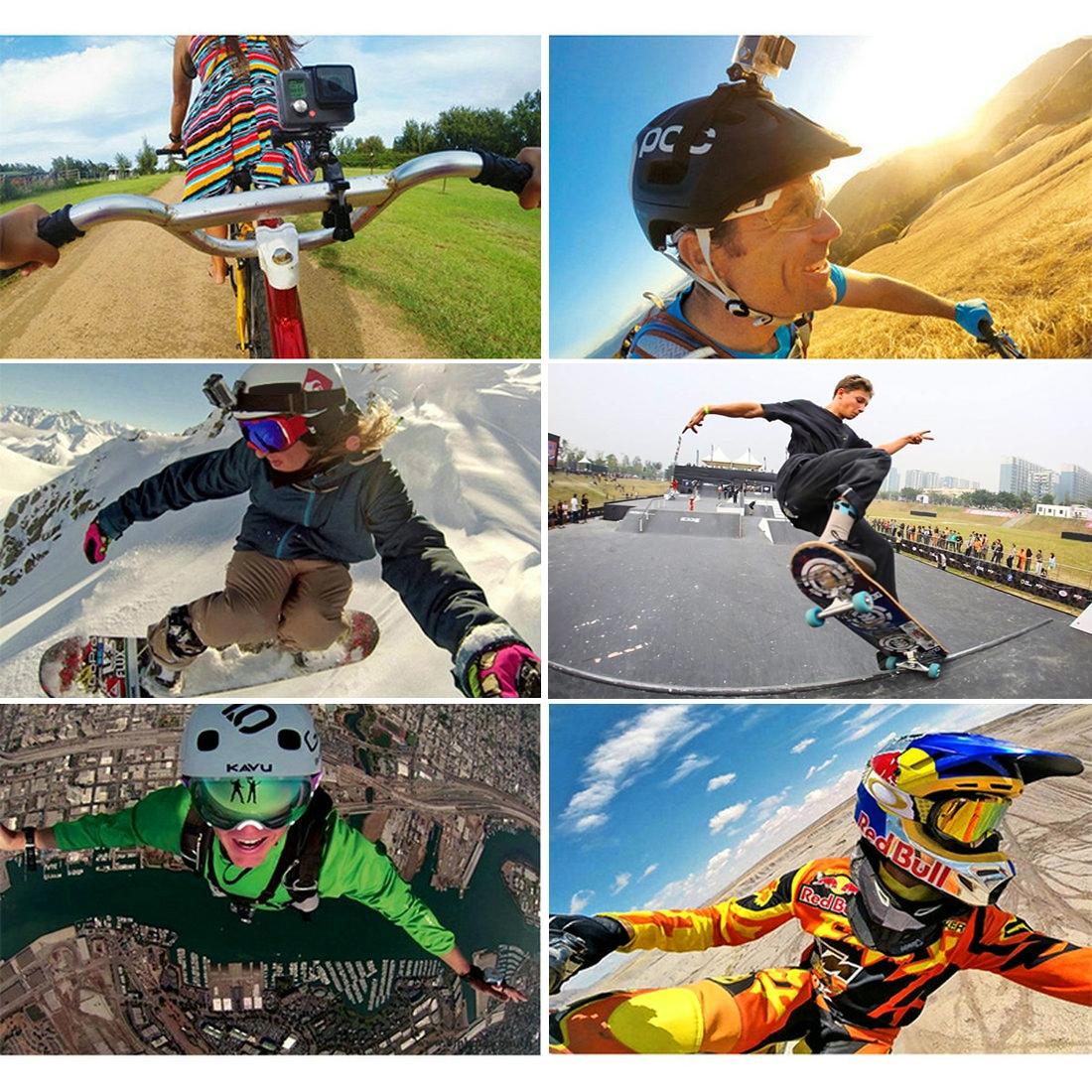 NNEIDS 13-In-1 Cnc Metal Accessories Kit For Action Cameras With Eva Case