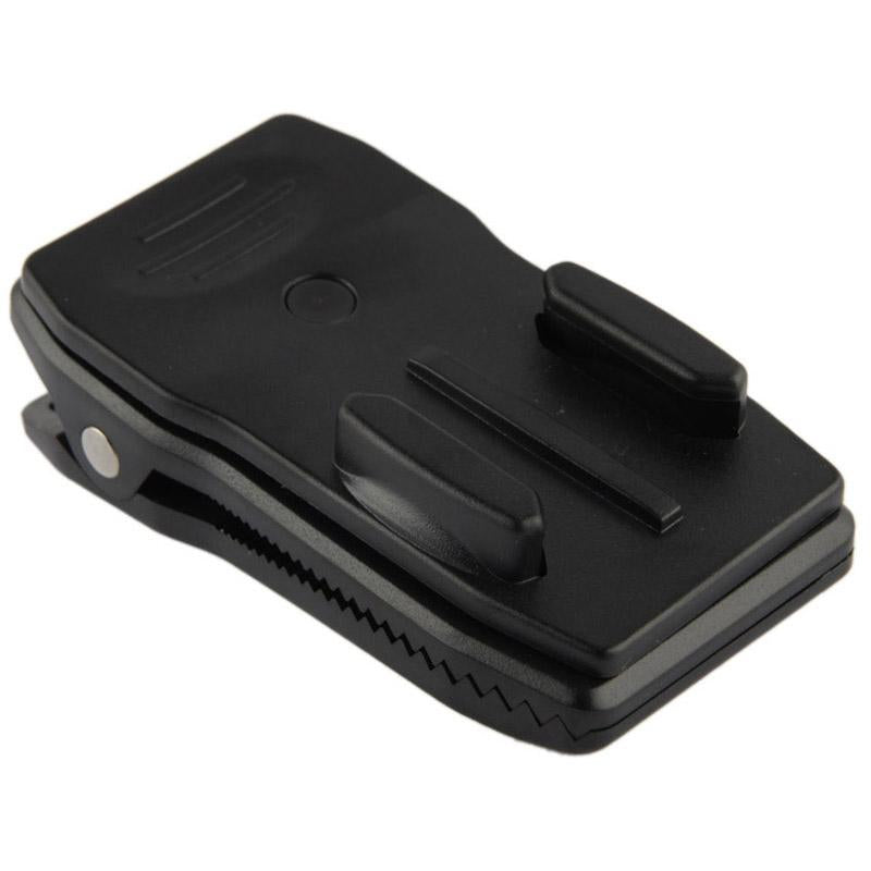 NNEIDS 360 Degree Quick Release Backpack Hat Clip For Action Cameras