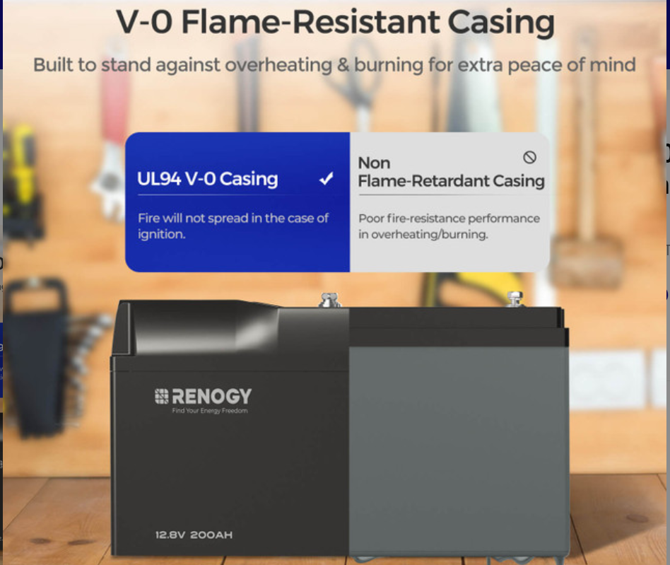 Pro- 12V 100Ah Smart Lithium Iron Phosphate Battery w/ Bluetooth & Self-Heating