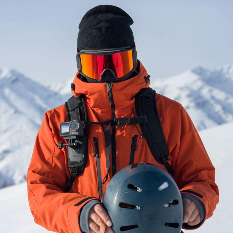 NNEIDS Universal Backpack Strap Mount For Dji Action Cameras