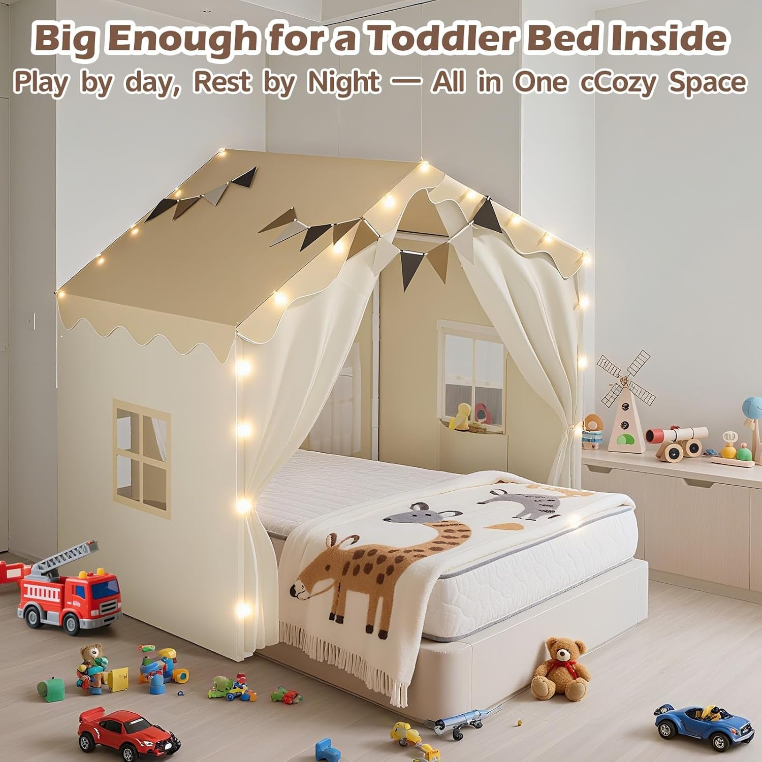 Kids Play Tent Oversized 53By40By51 Inches Dual Doors