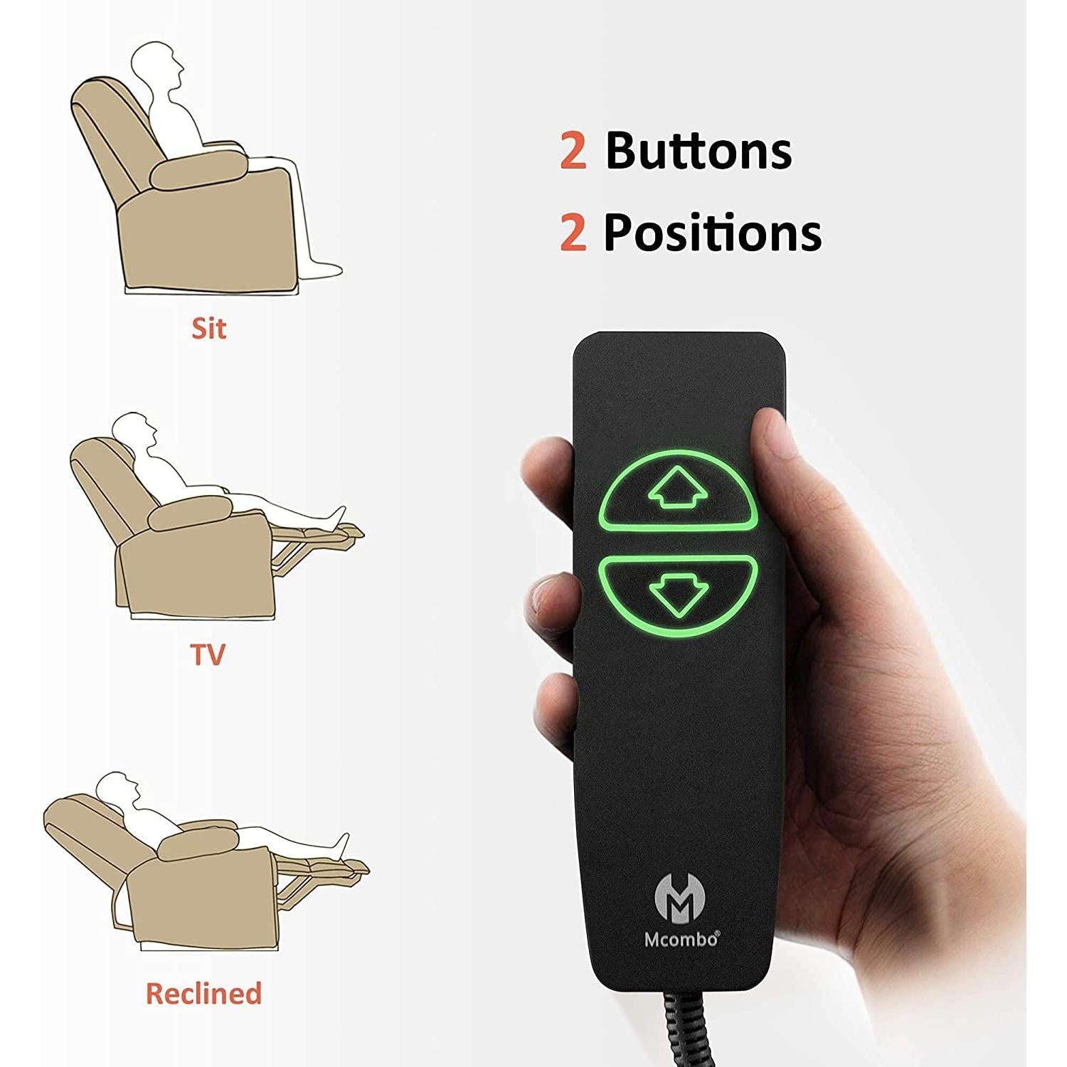 Fabric Electric Recliner Chair With Heat Remote Control