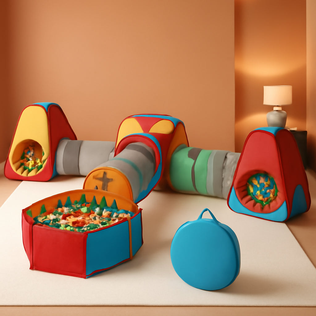 Seven Components Kids Play time Tent Ball Pit Bundle