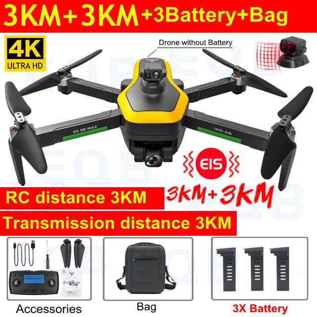 Professional 4K Camera Obstacle Quadcopter 5G FPV Professional Drones