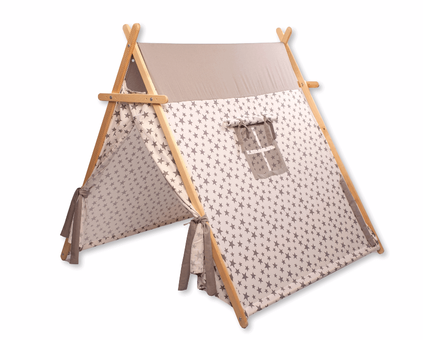 Play Tent and Play Mat / White Stars